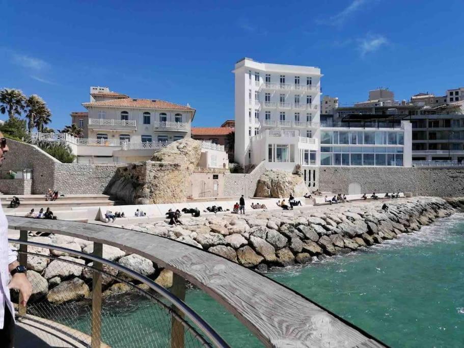 Magnifique Appartement T4, Plage Des Catalans 마르세유 외부 사진