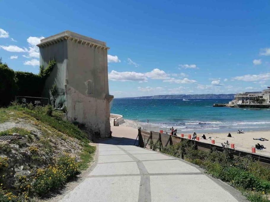 Magnifique Appartement T4, Plage Des Catalans 마르세유 외부 사진